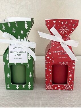 KIRKLANDS (2) Holiday Candles NWT
